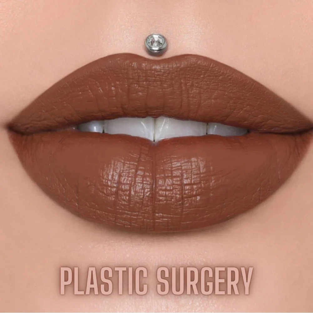 Jeffree Star Plastic Surgery Nude Brown Velour Liquid Lipstick Earthy Retro 70s